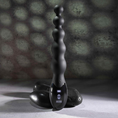 Zero Tolerance Backdoor Baton Vibrating Anal Bead Black - Anal Beads and Balls