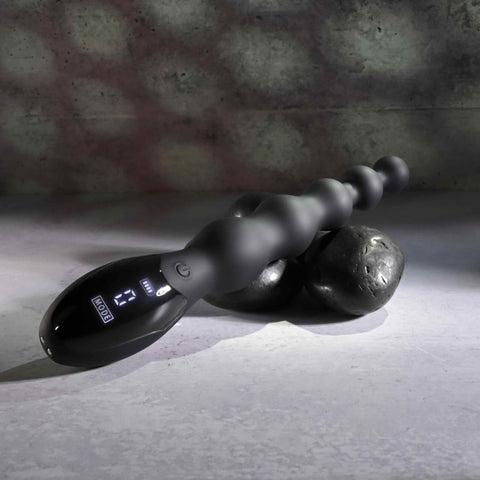 Zero Tolerance Backdoor Baton Vibrating Anal Bead Black - Anal Beads and Balls