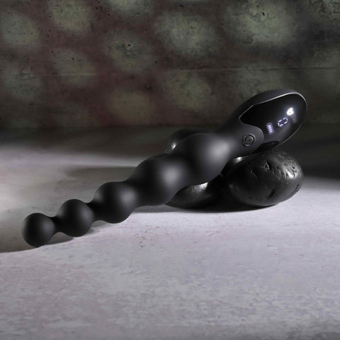 Zero Tolerance Backdoor Baton Vibrating Anal Bead Black - Anal Beads and Balls