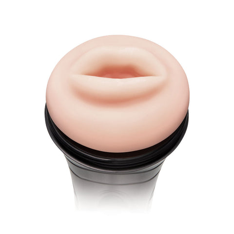 Zolo STROKE OFF Deep Throat BJ Realistic Mouth Stroker - Masturbators and Strokers