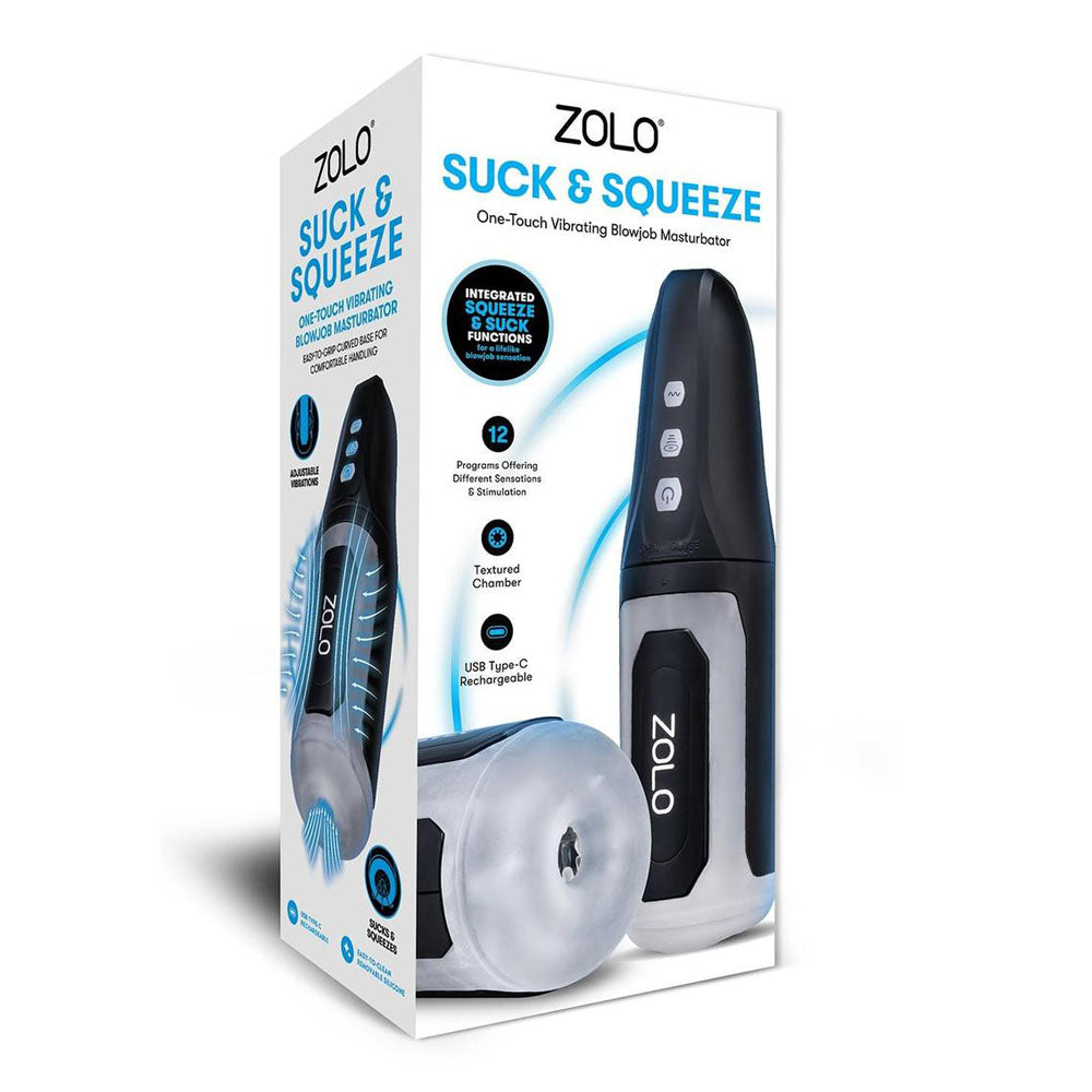 Xgen Zolo Suck & Squeeze Sucking Auto Masturbator Masturbators and Strokers