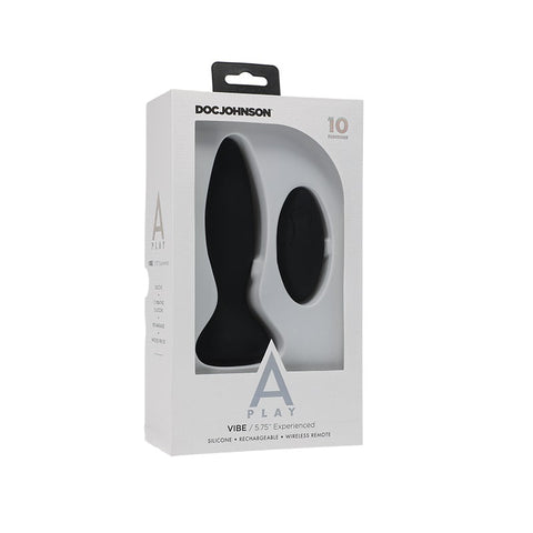 A-Play Experienced Vibrating Silicone Anal Plug - Butt Plugs