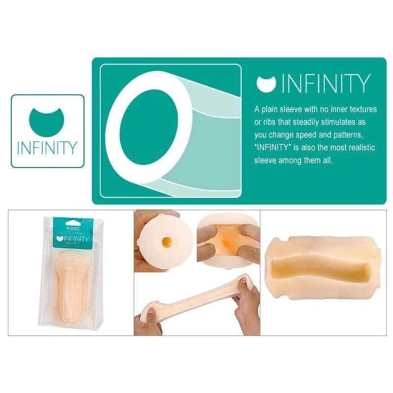 Vorze A10 Cyclone SA Sleeve Infinity Pumps, Extenders and Sleeves