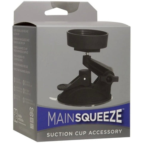 Main Squeeze Suction Cup Accessory Black - Masturbators and Strokers