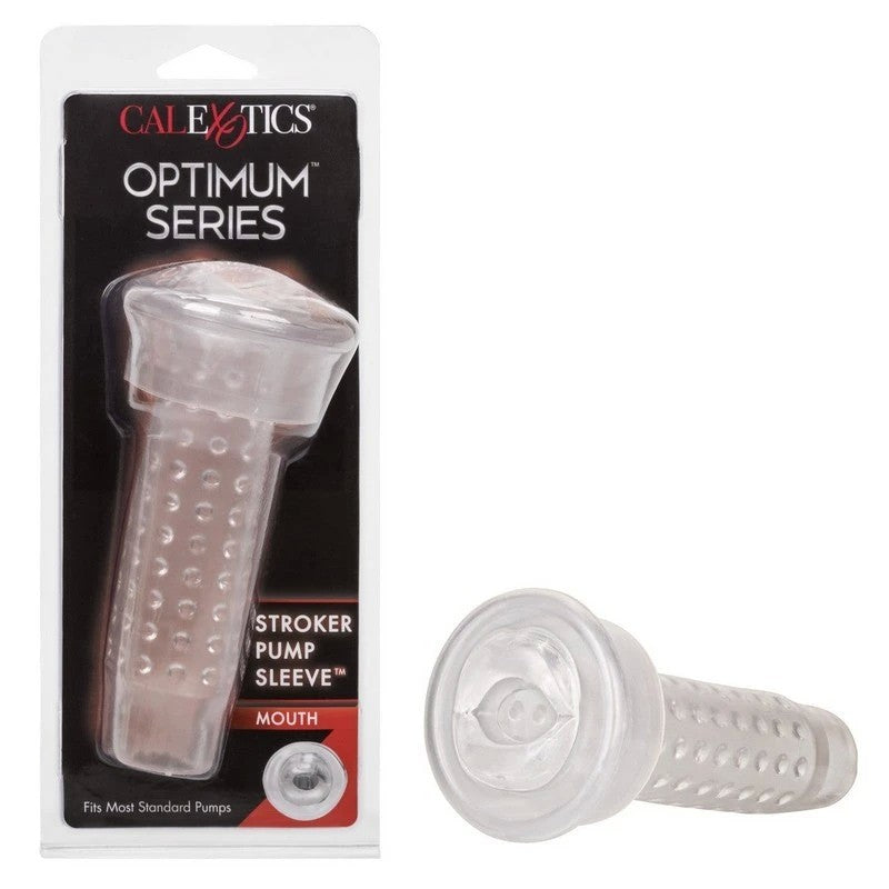 CalExotics Optimum Series Stroker Pump Sleeve Mouth Pumps, Extenders and Sleeves