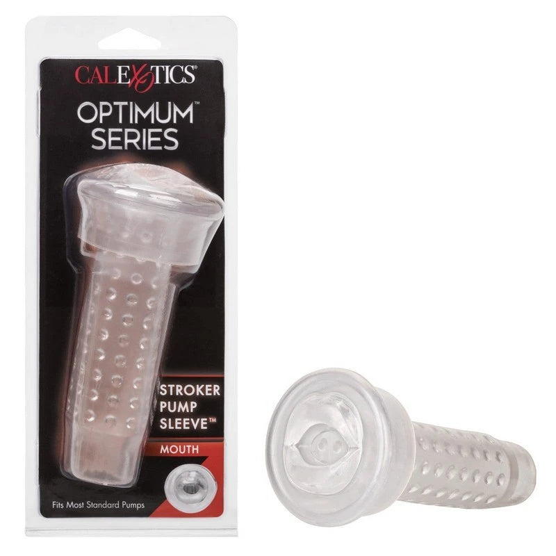 CalExotics Optimum Series Stroker Pump Sleeve Mouth Pumps, Extenders and Sleeves
