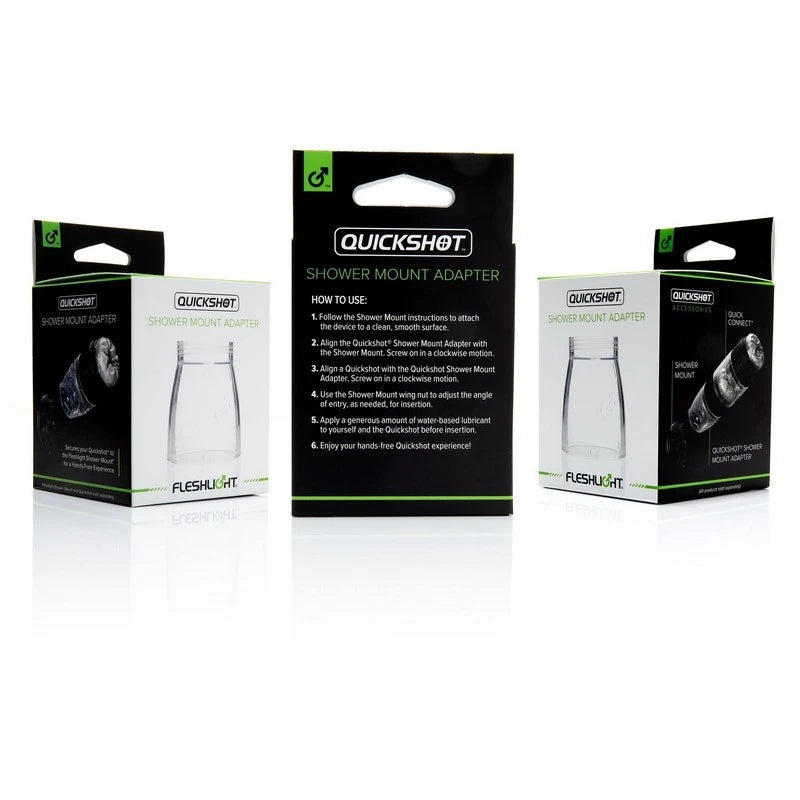 Fleshlight Quickshot Shower Mount Male Masturbator Adapter Masturbators and Strokers