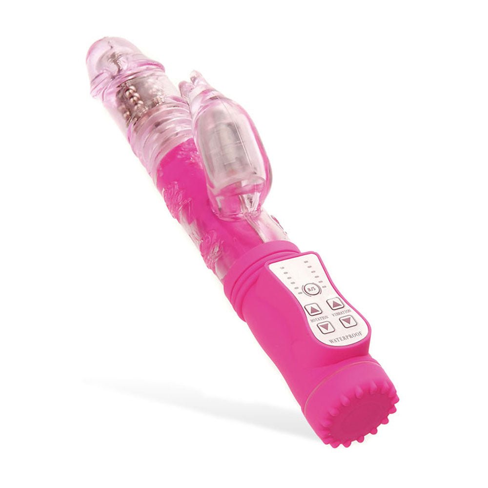 Adam and Eve Eves First Vibrating and Thrusting Rabbit Vibrator Pink Rabbit Vibrators