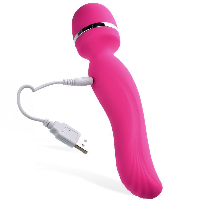 Adam and Eve Intimate Curves USB Rechargeable Vibrating Body Wand Pink Body Wands