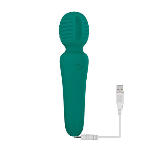 Adam and Eve Petite Private Pleasure Body Wand Massager Green - Body Wands