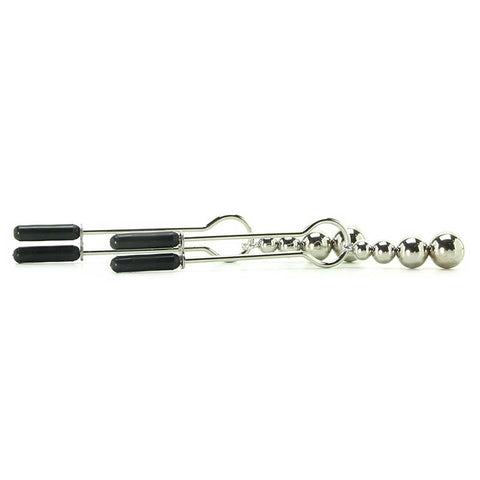 Adorn Triple Bead Nipple Clamp Set - Nipple and Clit Clamps