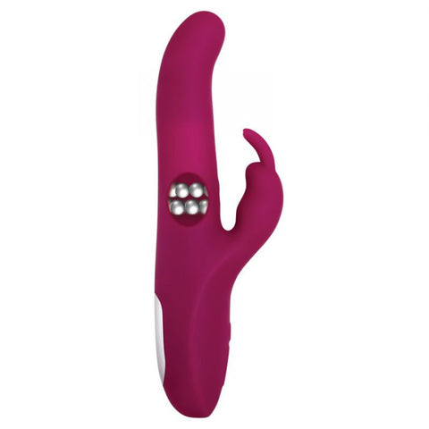 Adam and Eve Eve's Twirling Thrusting Rabbit Vibrator Purple - Rabbit Vibrators