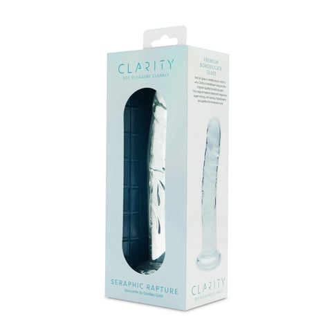 Creative Conceptions Clarity Seraphic Rapture Glass Dildo - Glass Sex Toys