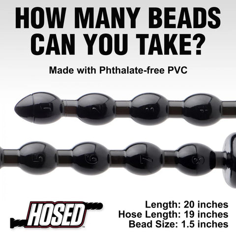 Hosed 19 Inches Beaded Textured Anal Snake Beads - Anal Beads and Balls