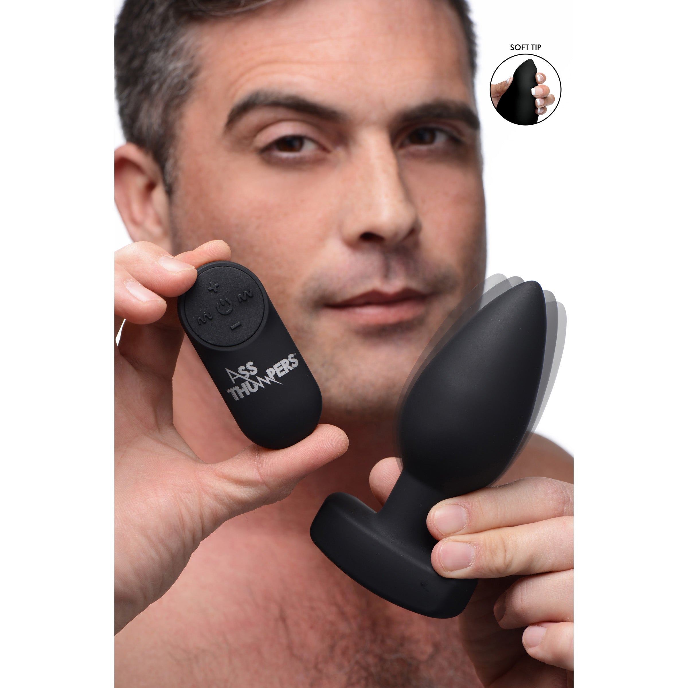 XR Brands Ass Thumpers The Taper Vibrating Butt Plug Butt Plugs