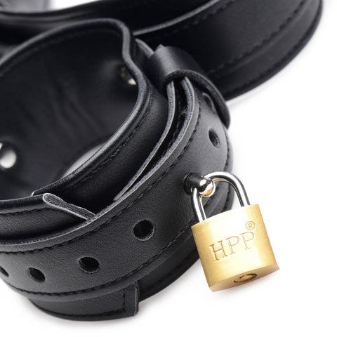 Strict Frog Tie Bondage Restraint Set Black - Bondage Kits