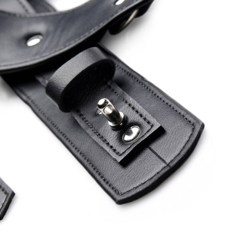 Strict Frog Tie Bondage Restraint Set Black - Bondage Kits