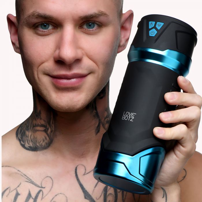 XR Brands LoveBotz Auto Milker Intense 13X Sucking Male Masturbator Masturbators and Strokers