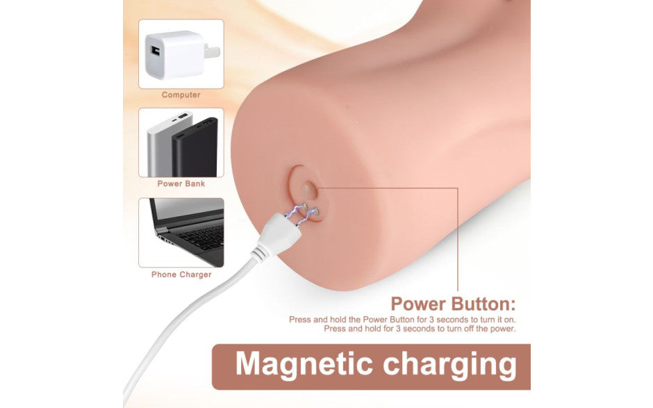 Xise Agatha Realistic Vibrating Vaginal Masturbator - Masturbators and Strokers