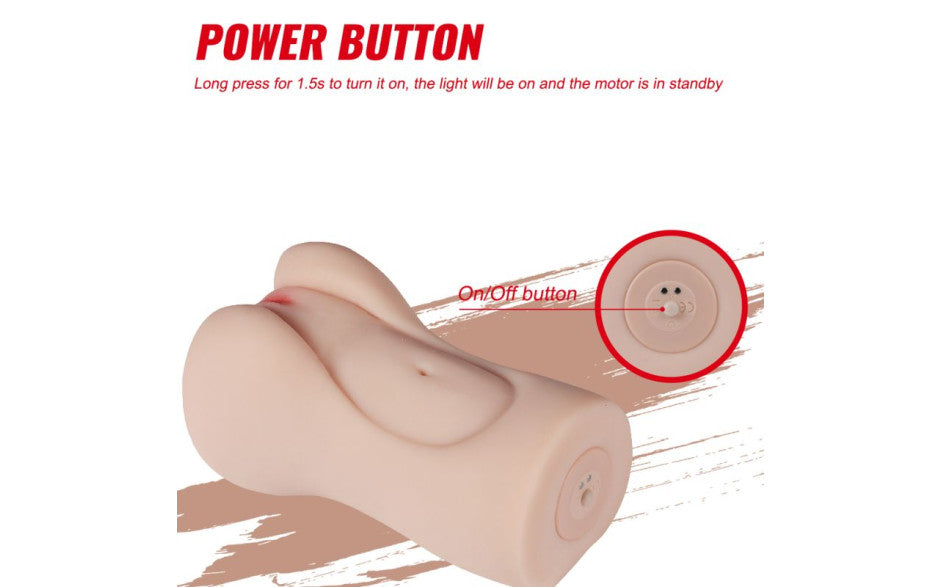 Xise Aggie Realistic Vibrating Vaginal Masturbator - Masturbators and Strokers