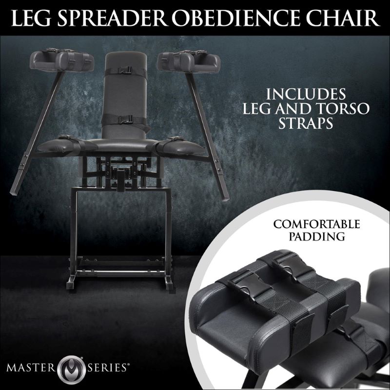 Master Series Leg Spreader Obedience Chair (2 Box) Sex Furniture