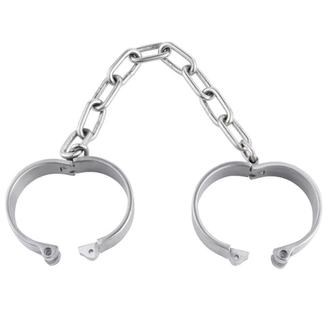 Stainless Steel Restraint Cuffs - Enhance Sensual Exploration - Steel Sex Toys