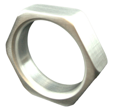 Aluminium Hexagonal Cock Ring - Cock Rings