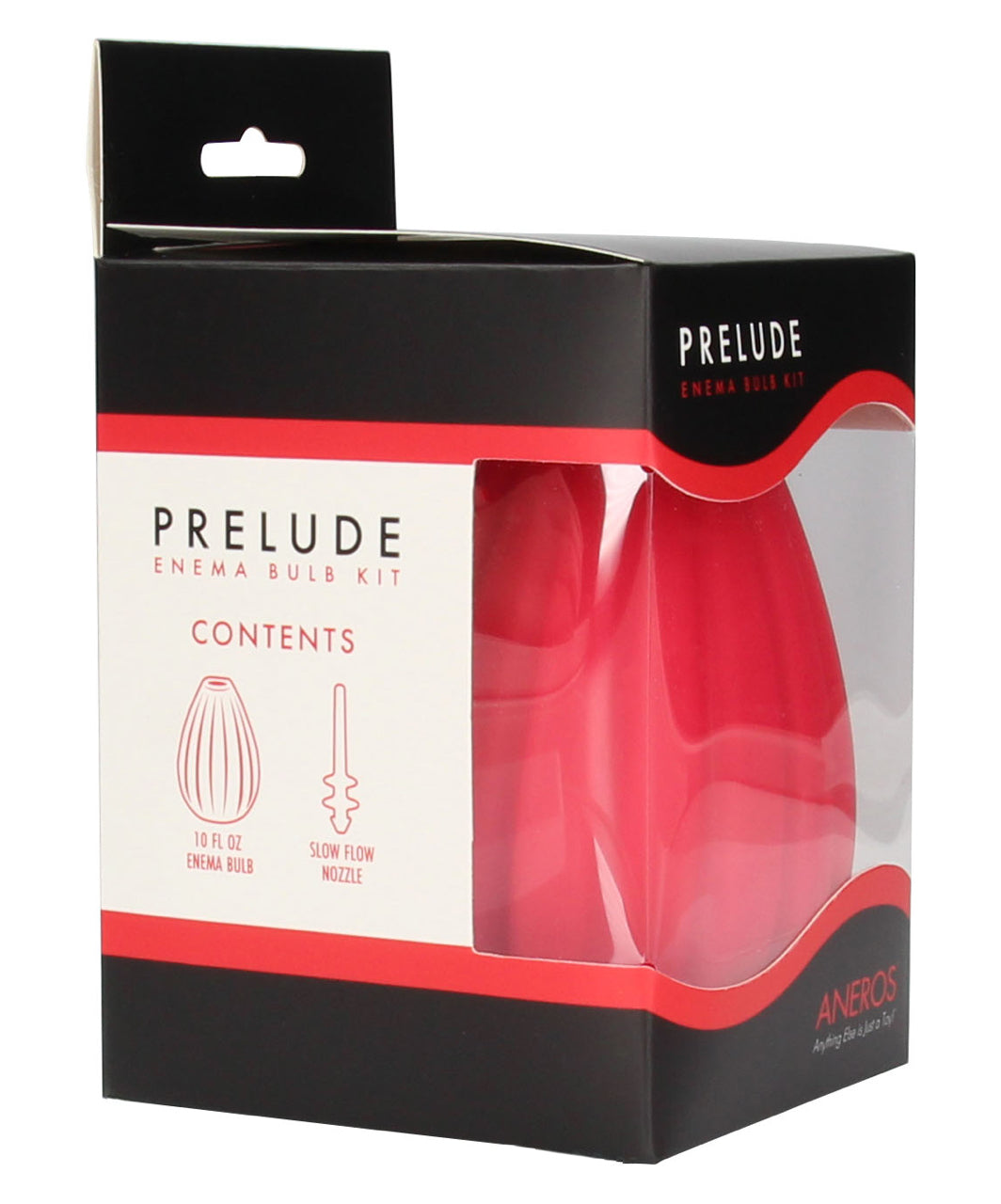 Aneros Prelude Anal Play Silicone Enema Bulb Kit Enemas and Douches