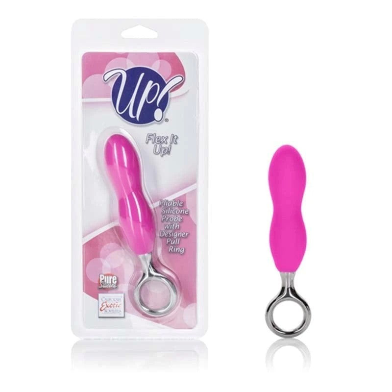 CalExotics Up! Flex It Up Prostate Massager Pink Anal Dildos