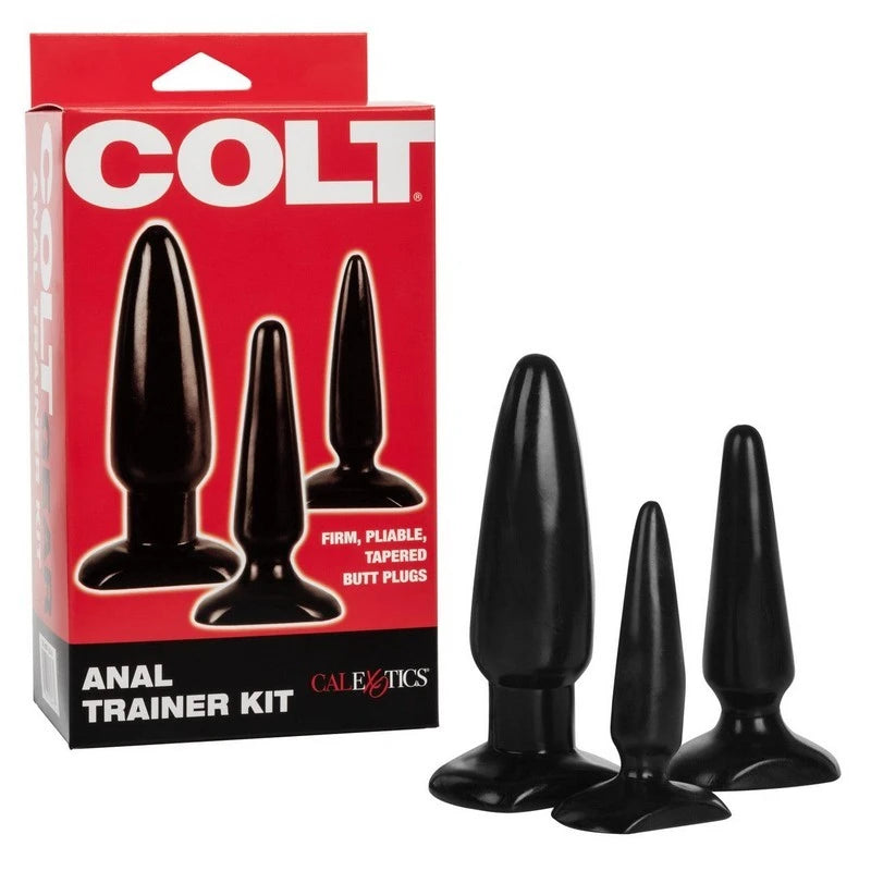 Colt Three Sizes Anal Plugs Trainer Kits Prostate Toys