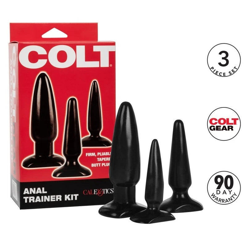 Colt Three Sizes Anal Plugs Trainer Kits Prostate Toys