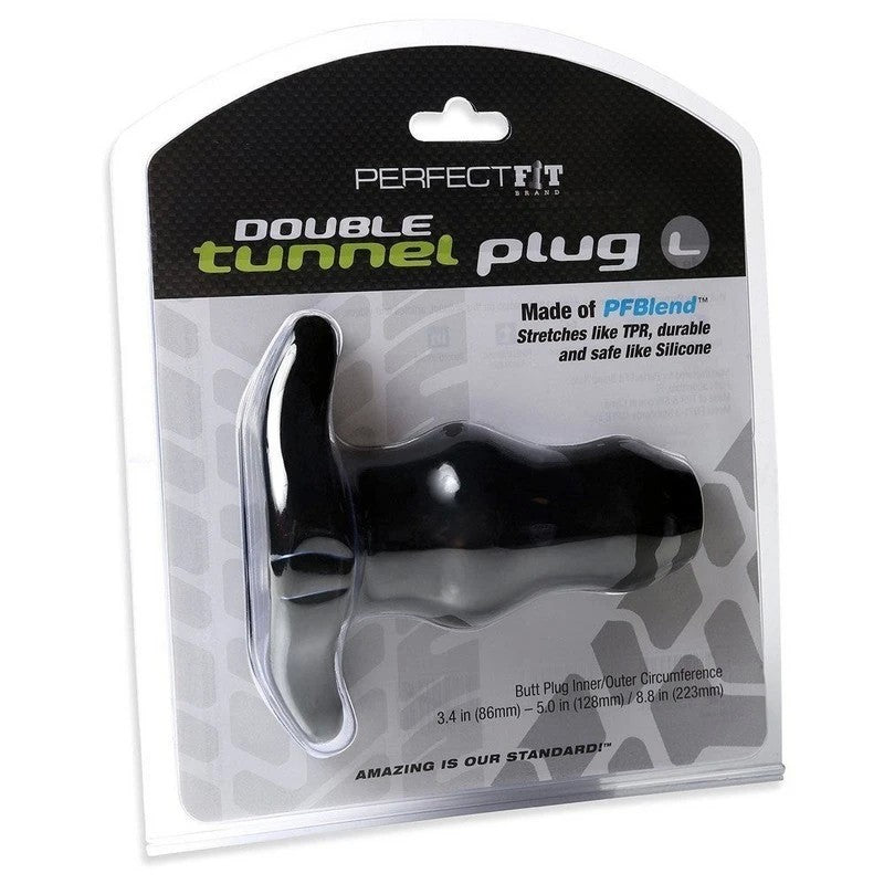Perfect Fit Double Tunnel Plug Large Butt Plugs