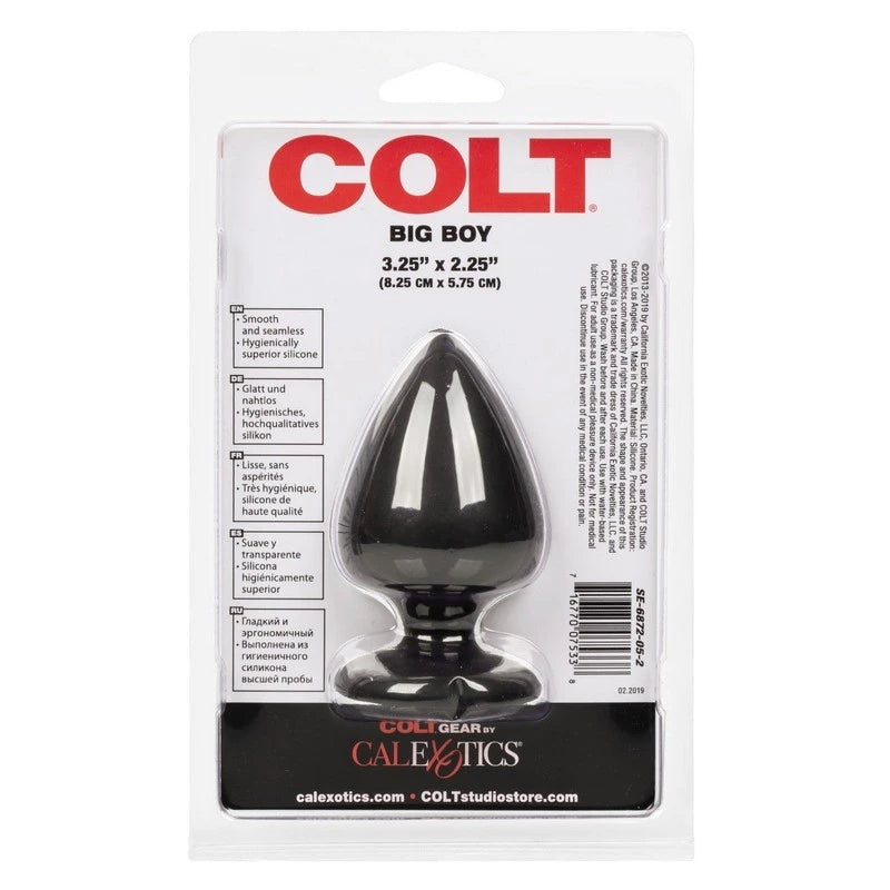 Colt Big Boy Body Safe Silicone Butt Plug Butt Plugs
