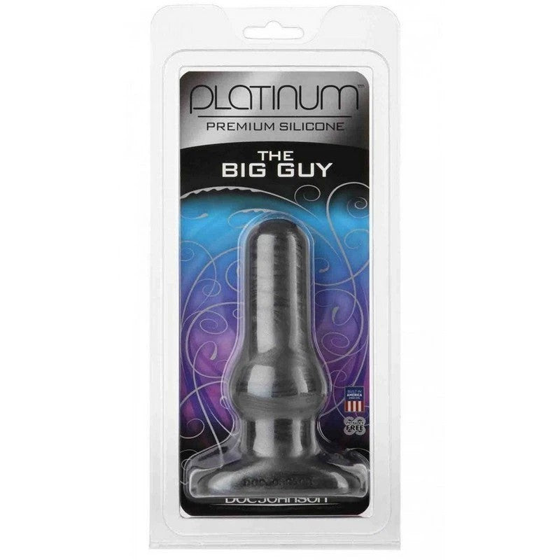 Doc Johnson Platinum The Big Guy Silicone Anal Plug Butt Plugs