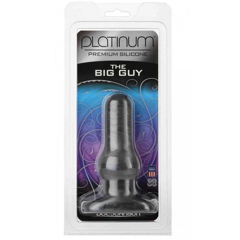 Doc Johnson Platinum The Big Guy Silicone Anal Plug Butt Plugs