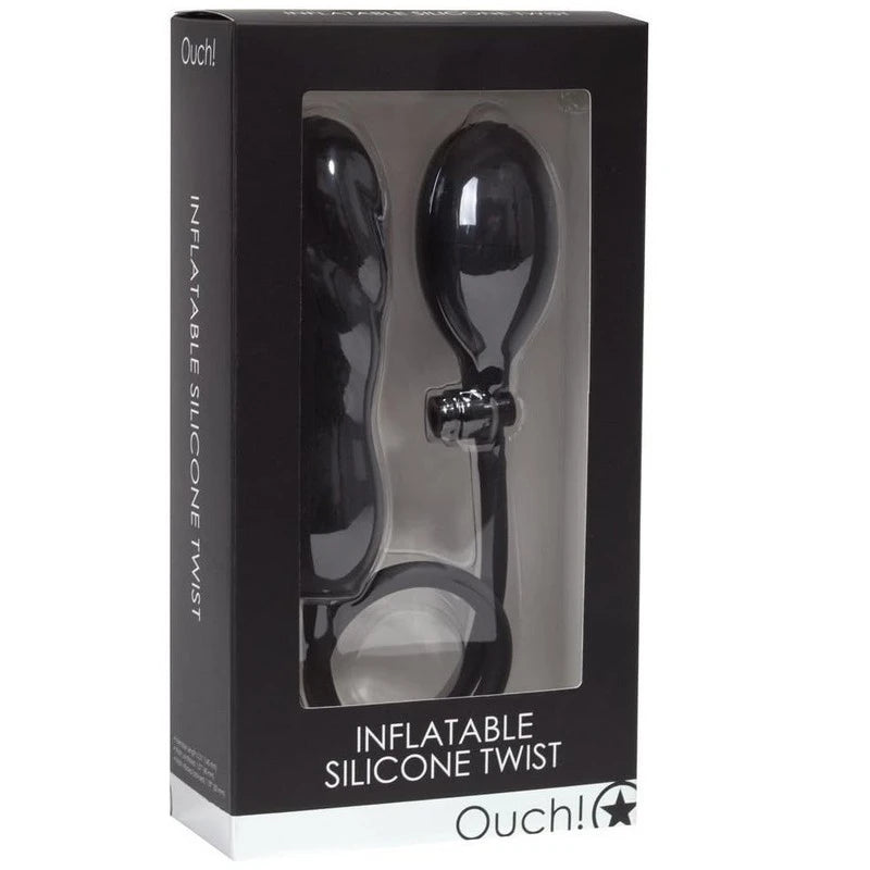 Ouch! Inflatable Silicone Twist Prostate Toys