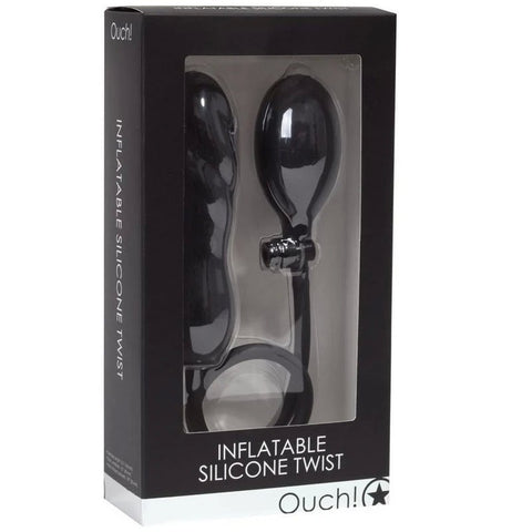 Ouch! Inflatable Silicone Twist - Prostate Toys