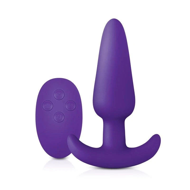 Zenith Wireless Stimulator Purple Butt Plugs