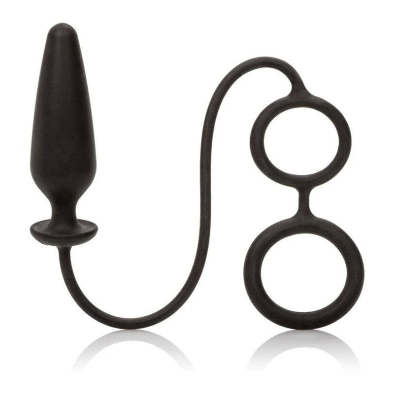 Dr. Joel Kaplan Silicone Probe With Dual Cock Ring - Prostate Toys
