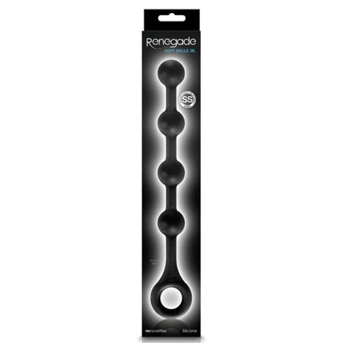 Renegade Soft Balls JR Black - Butt Plugs