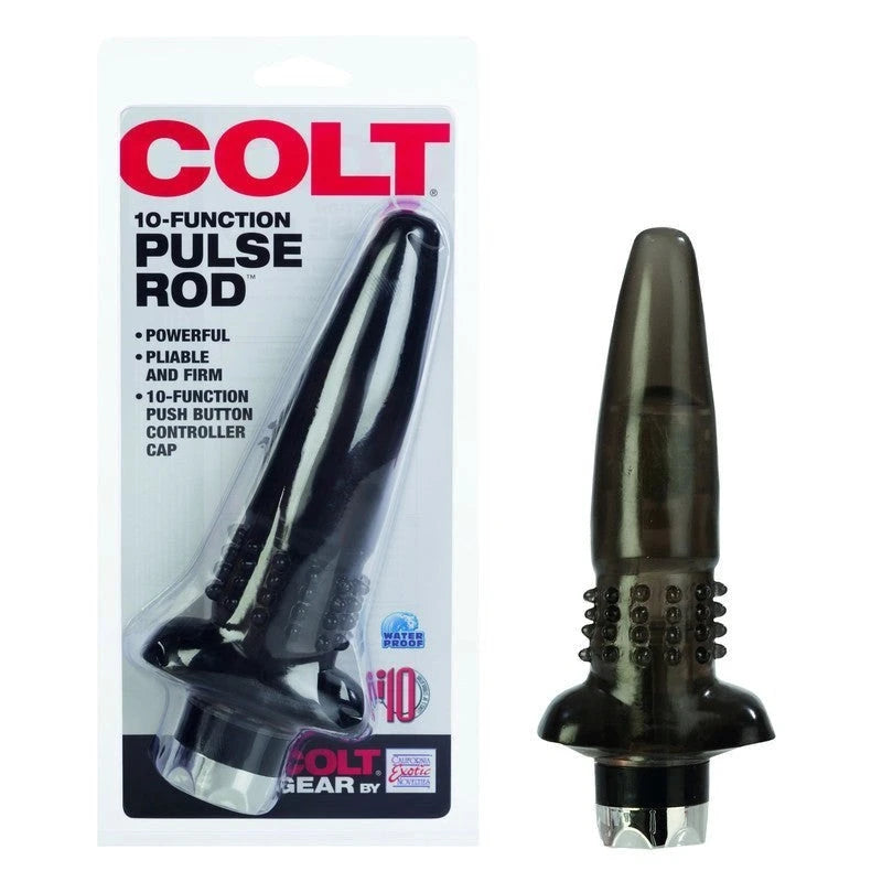Colt 10 Function Pulse Rod Prostate Massager Butt Plugs
