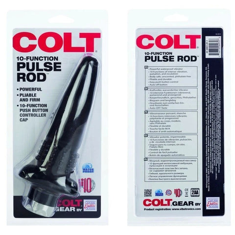 Colt 10 Function Pulse Rod Prostate Massager - Butt Plugs