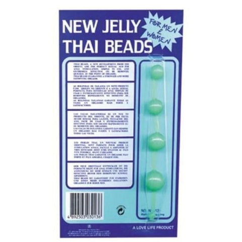 Glow in the Dark Anal Pleasure Thai Beads - Butt Plugs