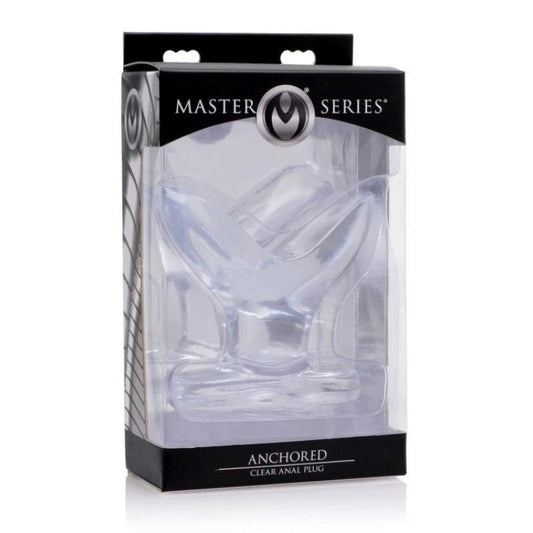 Anchored Clear Anal Plug - Butt Plugs