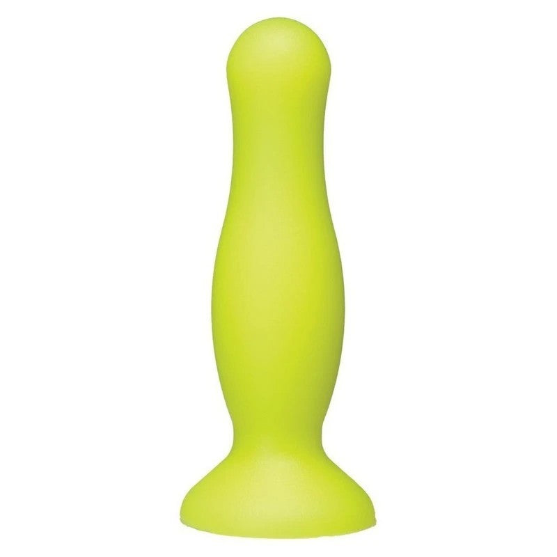 Doc Johnson American Pop Mode 4 inch Anal Plug Yellow Butt Plugs
