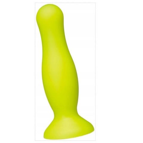 Doc Johnson American Pop Mode 4 inch Anal Plug Yellow - Butt Plugs
