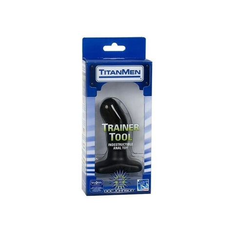 TitanMen Tools Trainer Tool #1, 4.5 Inch Angled Plug Butt Plugs