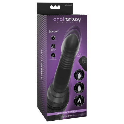 Anal Fantasy Elite Vibrating Ass Thruster Butt Plug - Butt Plugs