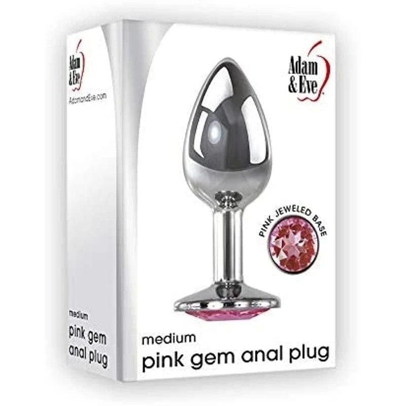 Adam and Eve Pink Gem Anal Plug Butt Plugs