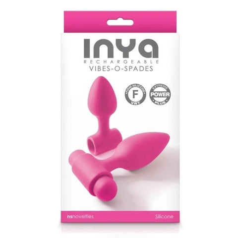 NS Novelties' Inya Vibes-O-Spades Anal Pleasure Set - Butt Plugs